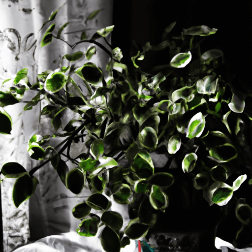 An image capturing the ethereal beauty of a lush China Doll plant, flourishing indoors