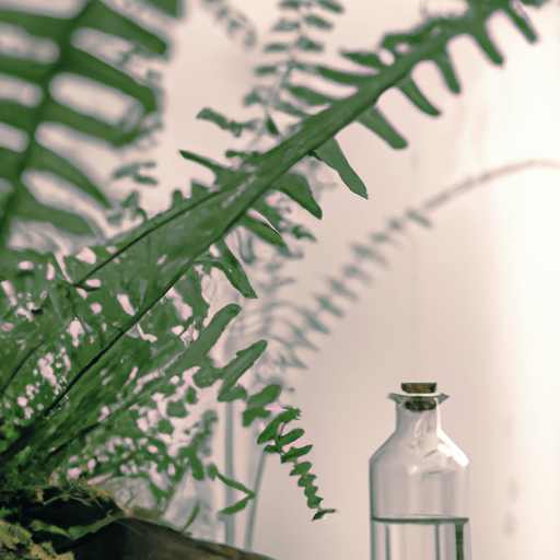 An eye-catching image showcasing a lush, thriving indoor fern