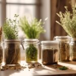 preserving fresh garden herbs
