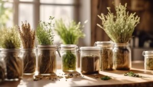 preserving fresh garden herbs