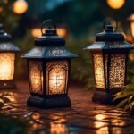 stylish solar lanterns for gardens